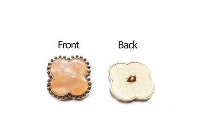 Designer Peach Color Buttons