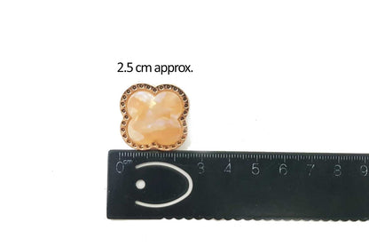 Designer Peach Color Buttons