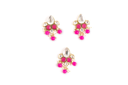 Elegant pearl and Kundan embellishment Buttons