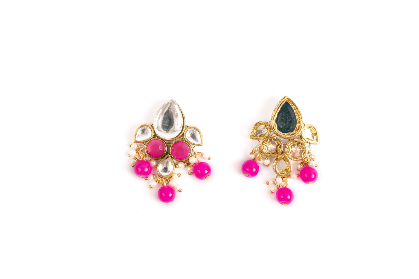 Elegant pearl and Kundan embellishment Buttons
