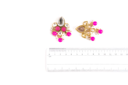 Elegant pearl and Kundan embellishment Buttons