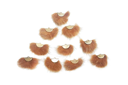 Premium Soft Feather Decorative Buttons (10 PCS)