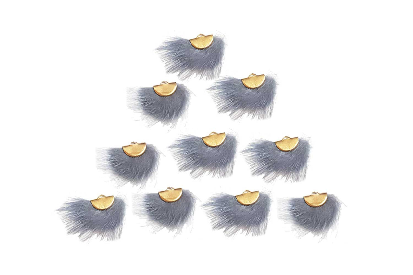Premium Soft Feather Decorative Buttons (10 PCS)