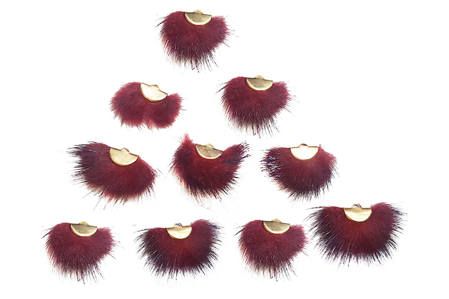 Premium Soft Feather Decorative Buttons (10 PCS)