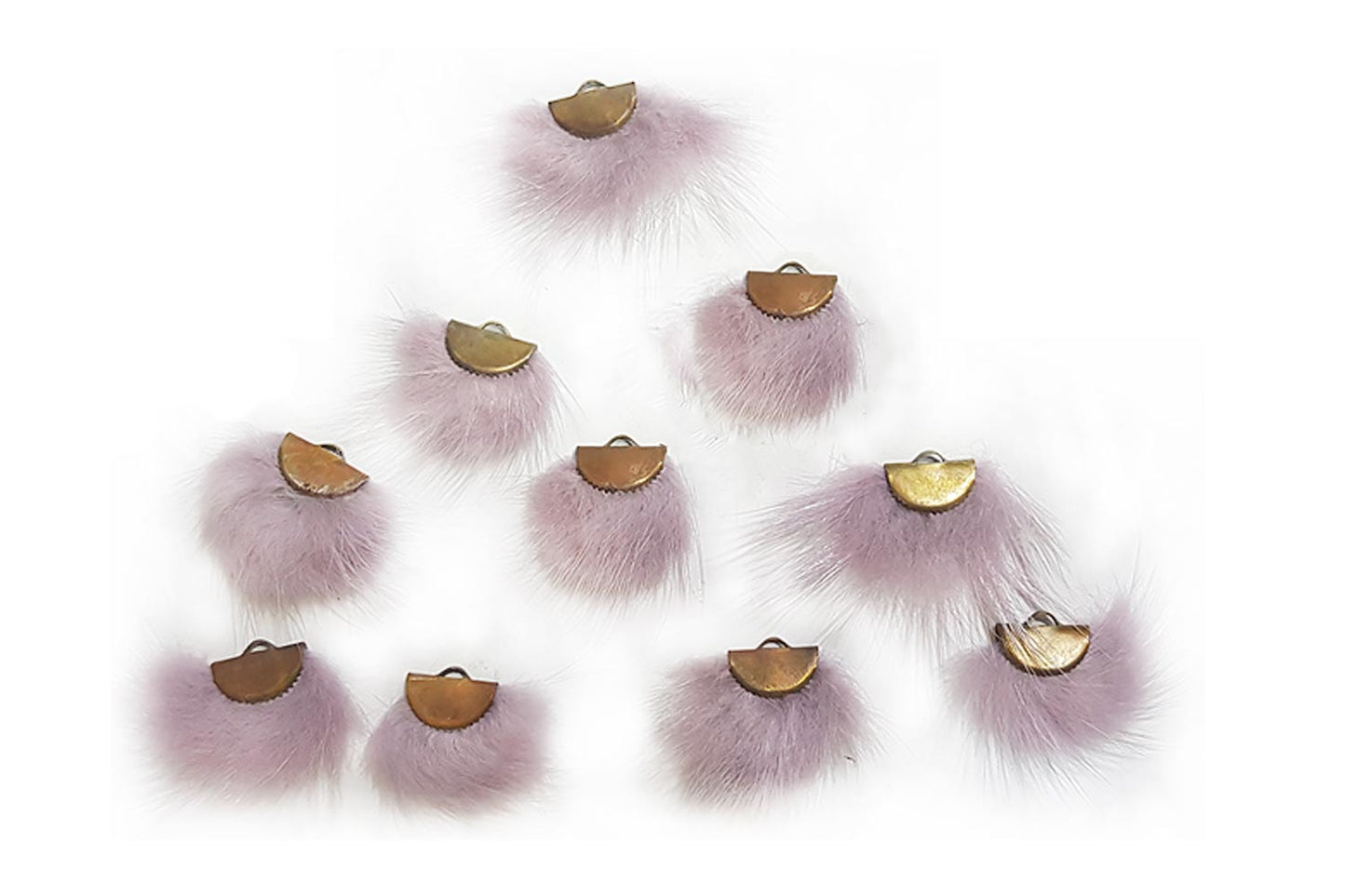 Premium Soft Feather Decorative Buttons (10 PCS)