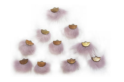 Premium Soft Feather Decorative Buttons (10 PCS)