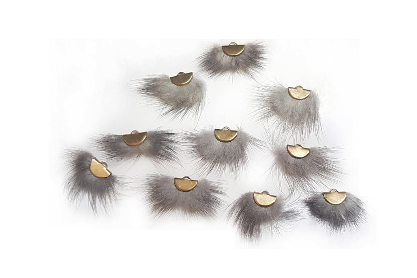 Premium Soft Feather Decorative Buttons (10 PCS)
