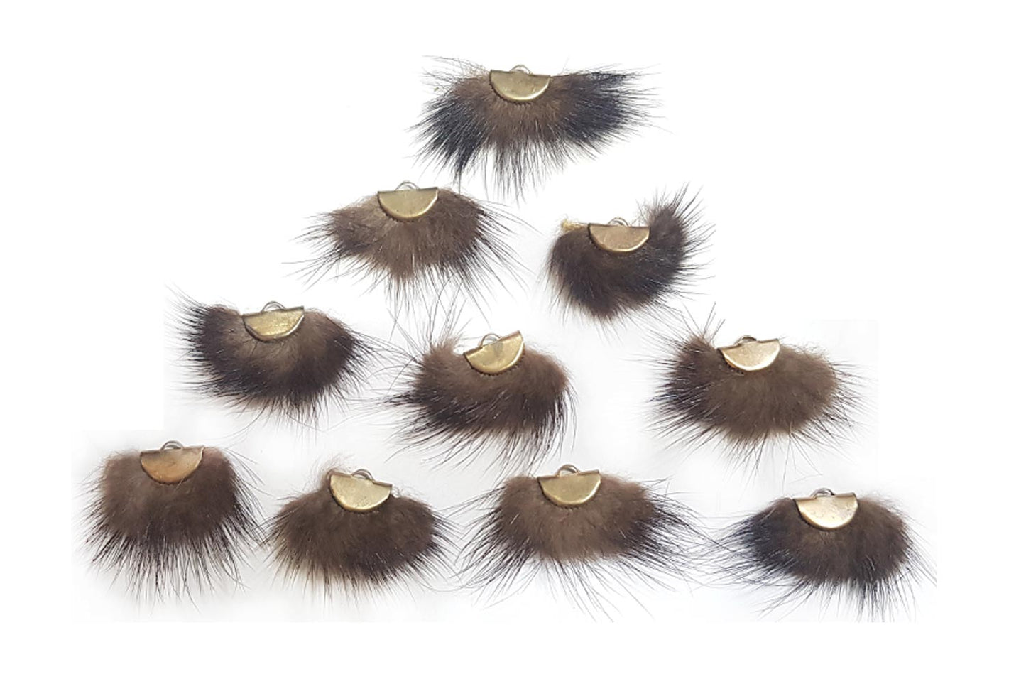 Premium Soft Feather Decorative Buttons (10 PCS)