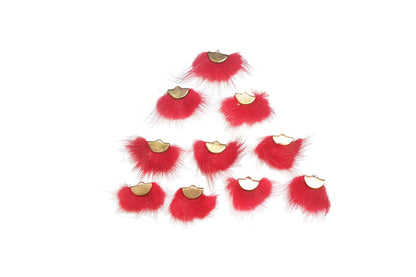 Premium Soft Feather Decorative Buttons (10 PCS)