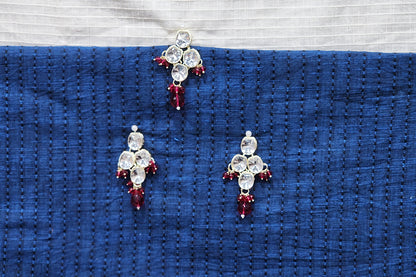 Beautiful floral design with glass stone embellishment Buttons