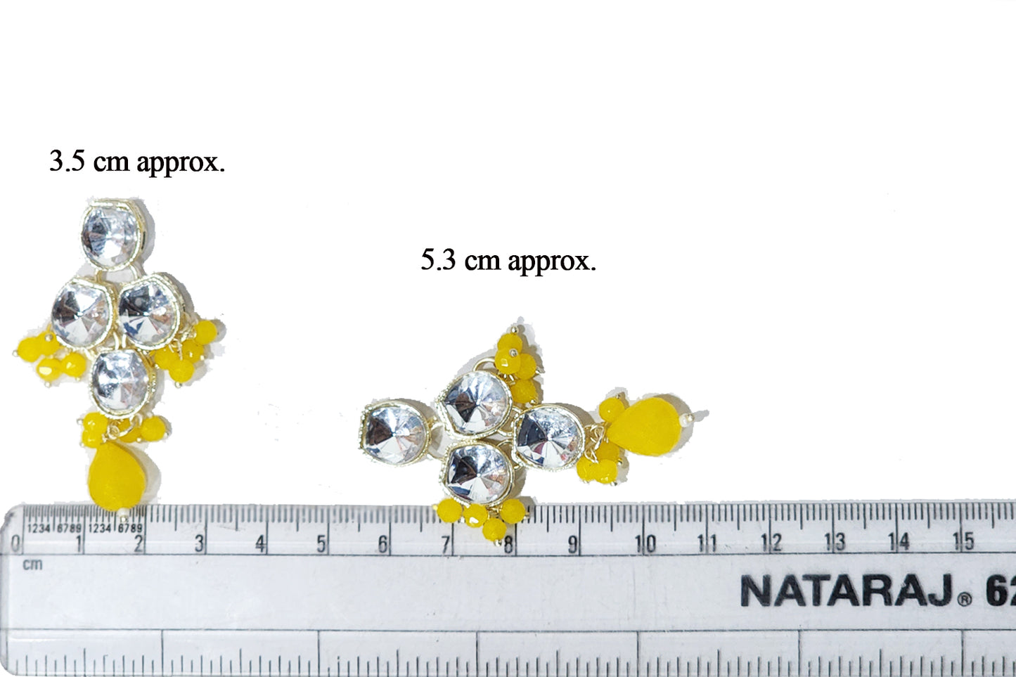Beautiful floral design with glass stone embellishment Buttons