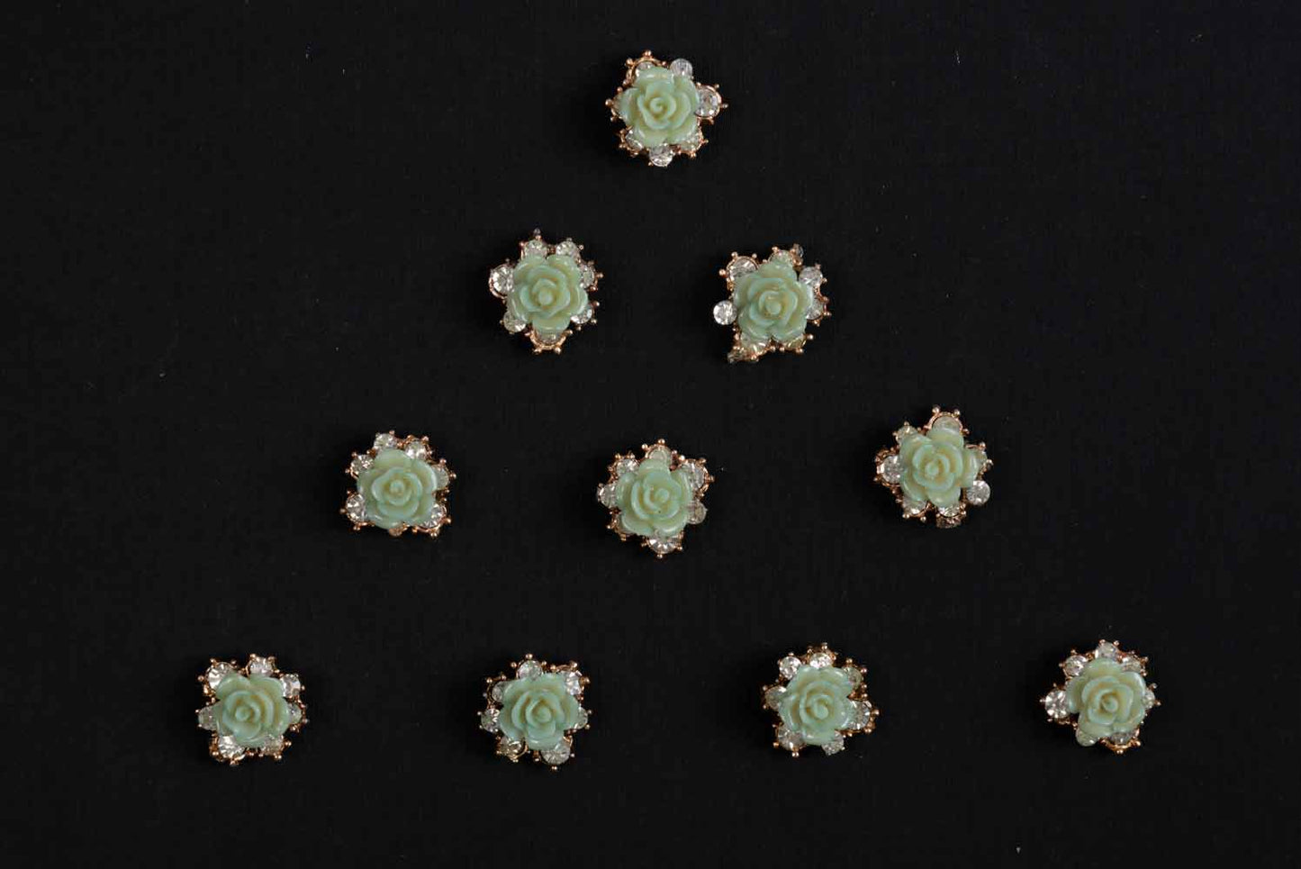 Designer Flower Shape Buttons