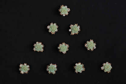 Designer Flower Shape Buttons