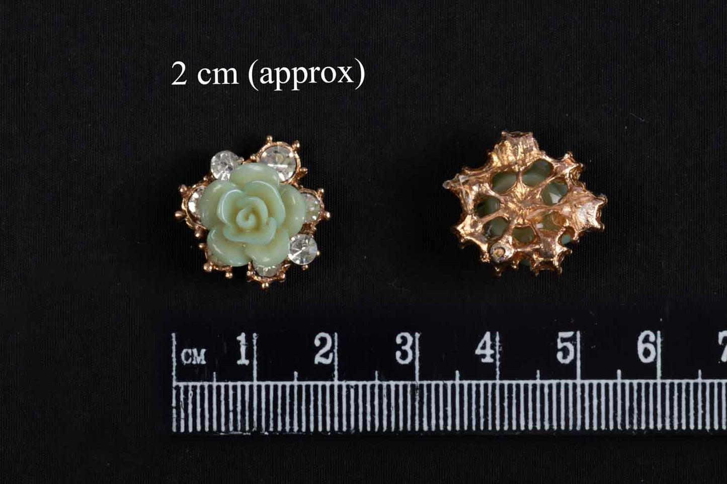 Designer Flower Shape Buttons