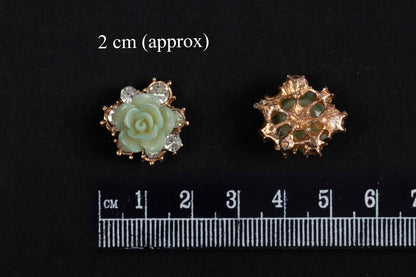 Designer Flower Shape Buttons