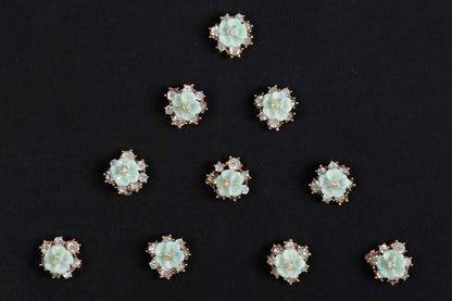 Designer Flower Shape Buttons