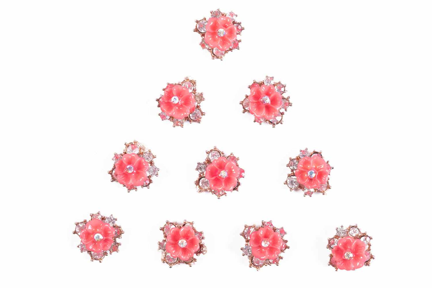 Designer Flower Shape Buttons