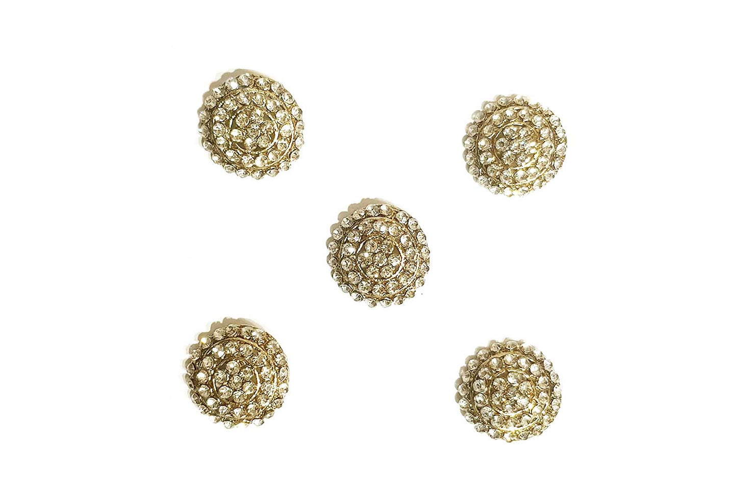 Mohan Shoppe Round Shape Stonework Buttons