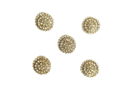 Mohan Shoppe Round Shape Stonework Buttons