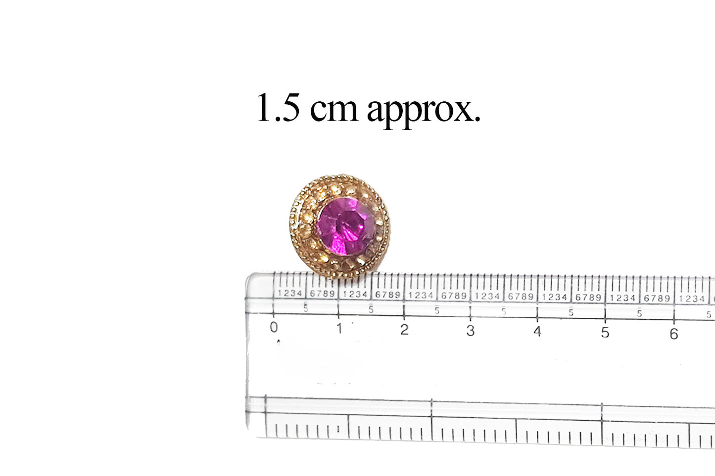 Mohan Shoppe Stonework Metal Buttons