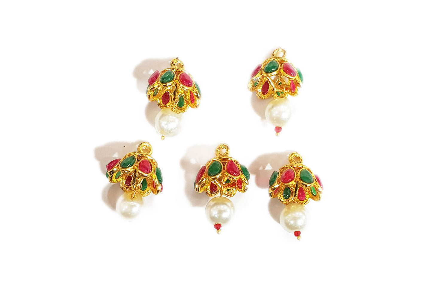 Multi Color Stonework Hanging Style Fancy Buttons