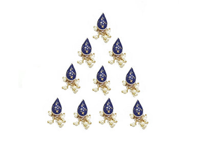Drop Shape Printed Metal Buttons