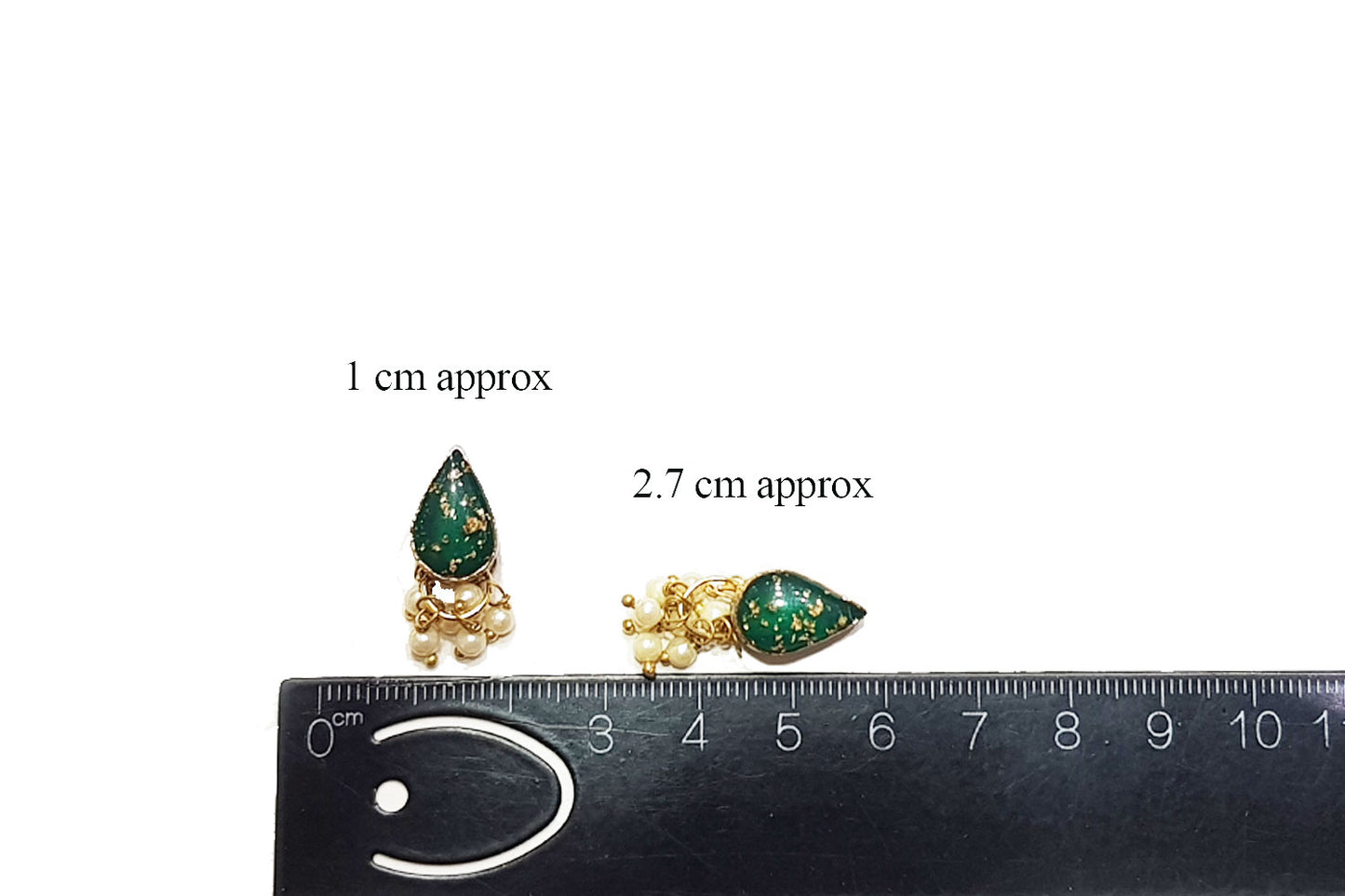 Drop Shape Printed Metal Buttons
