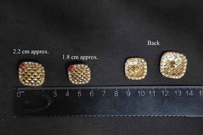 Stylish square shape Buttons