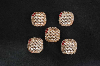 Stylish square shape Buttons