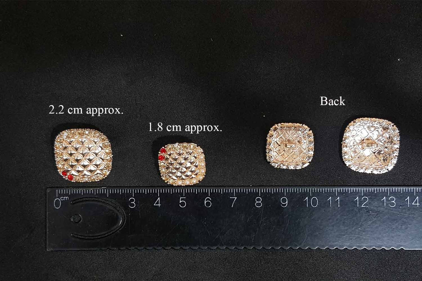 Stylish square shape Buttons