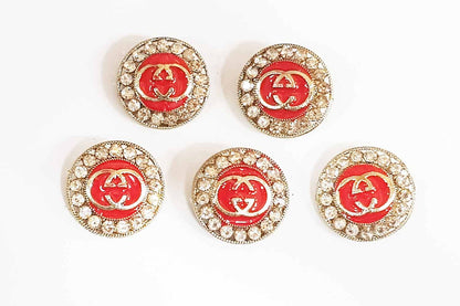 Traditional Mina Design with Elegant Detailing Buttons