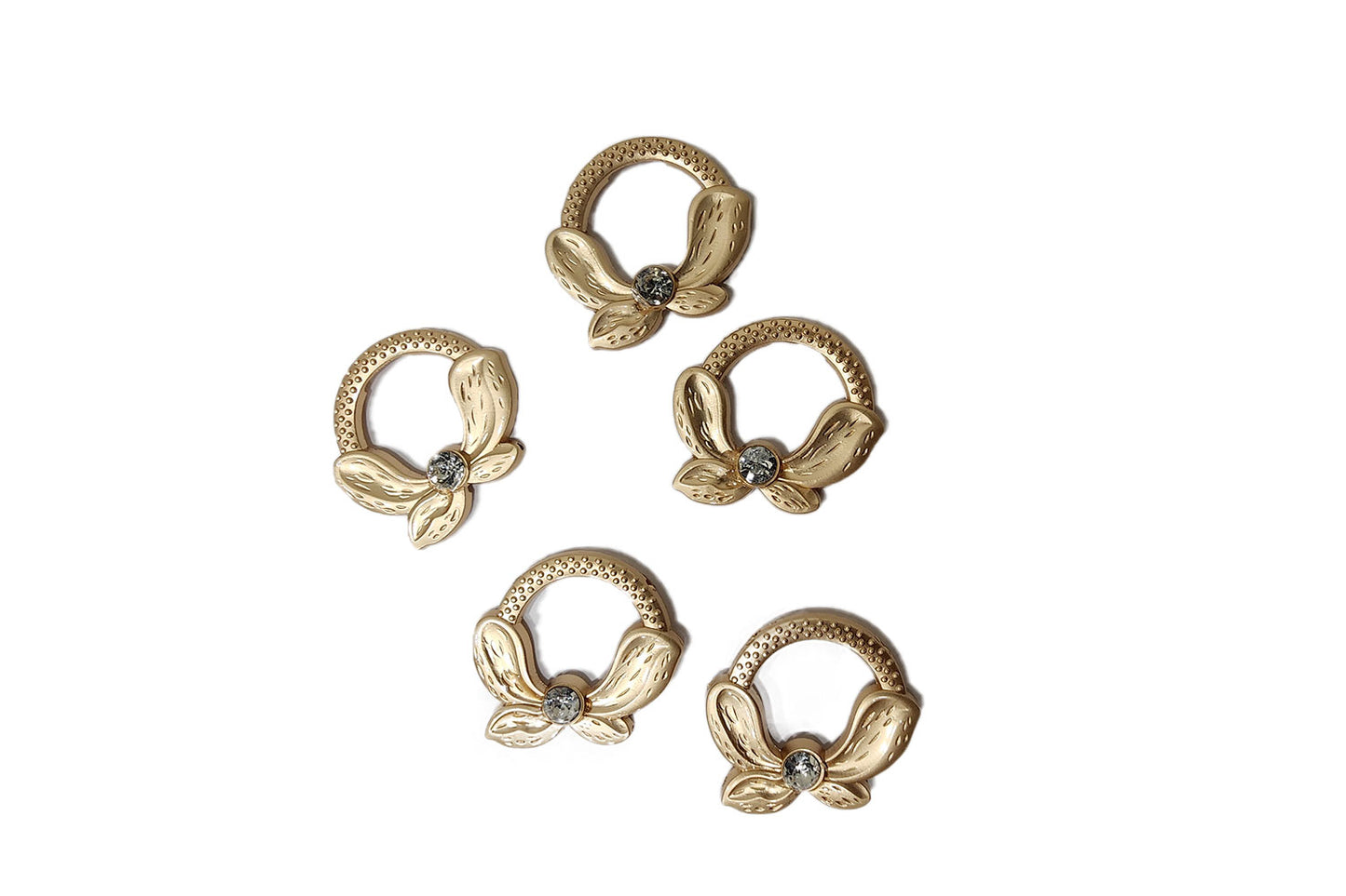 Metal Round Buttons 5 pcs