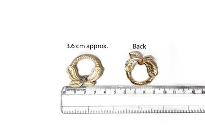 Metal Round Buttons 5 pcs