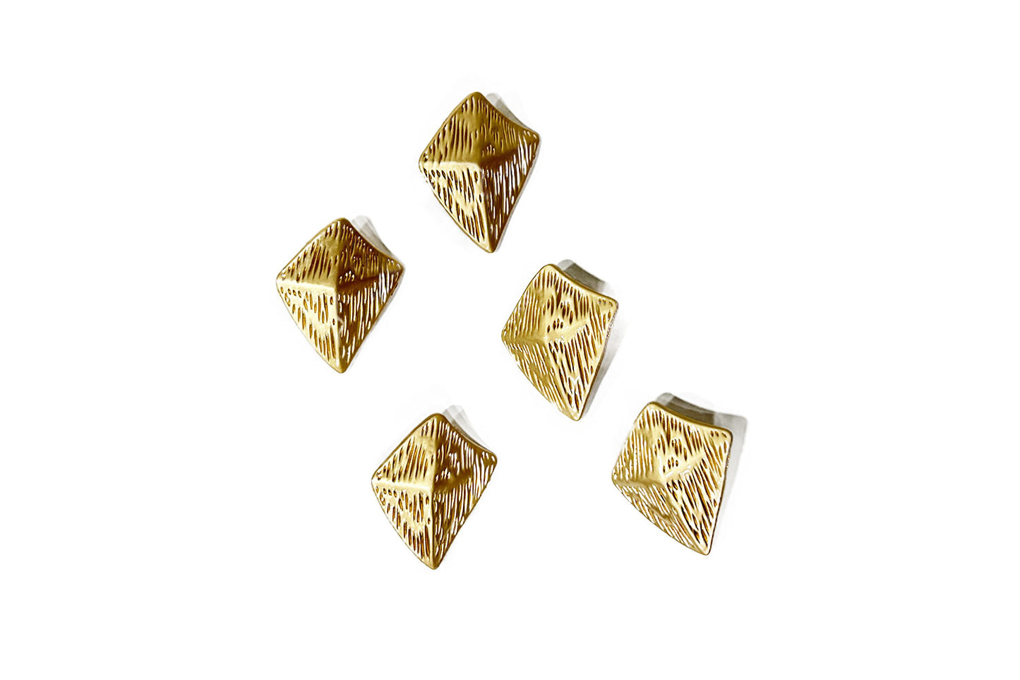 Metal Kite Shape Designer Buttons (5 PCS)