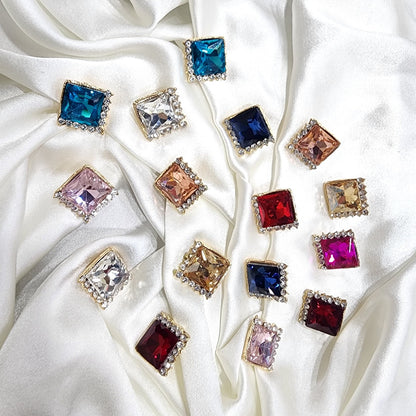 Designer Stonework rhombus shaped Buttons