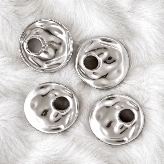 Silver color Stylish Metal Buttons Sewing Accessories