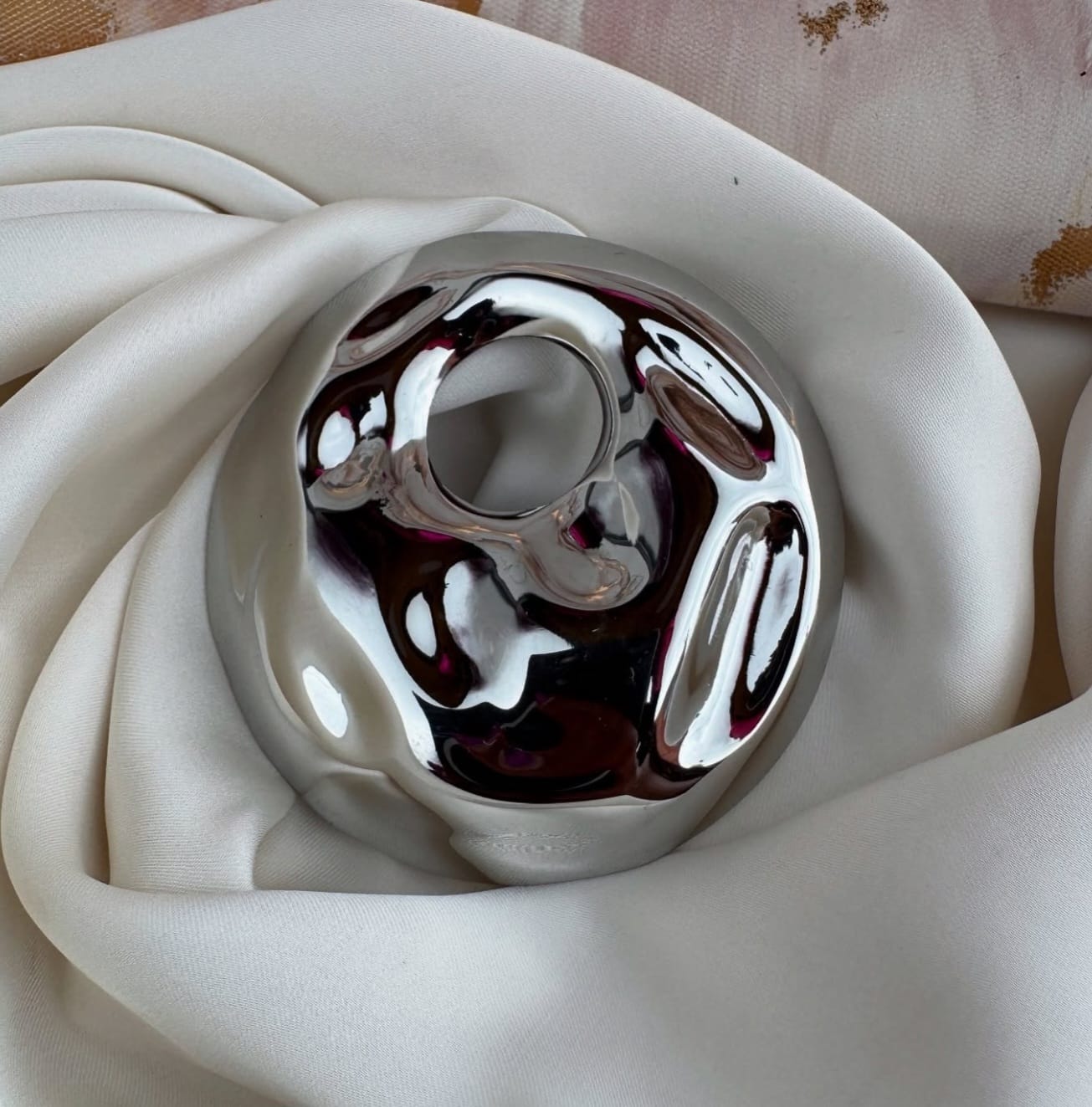 Silver color Stylish Metal Buttons Sewing Accessories