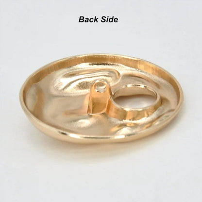Golden color Stylish Metal Buttons Sewing Accessories