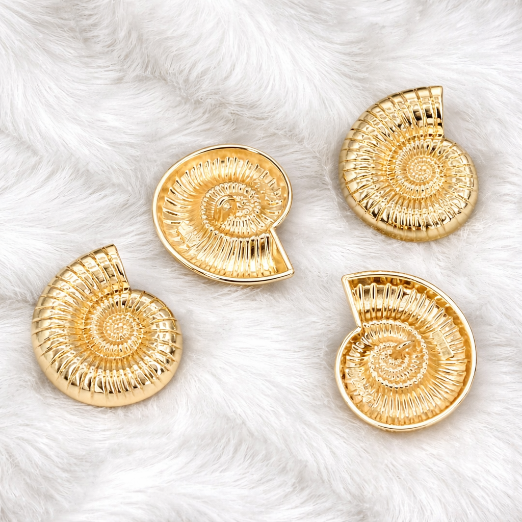Stylish Shell Metal Buttons Sewing Accessories