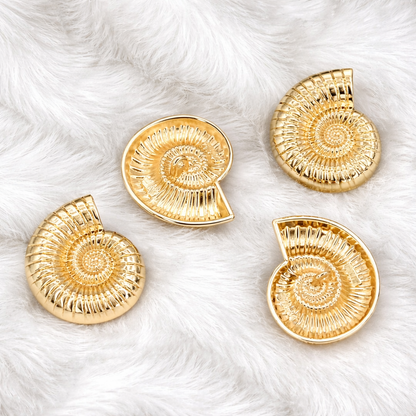Stylish Shell Metal Buttons Sewing Accessories