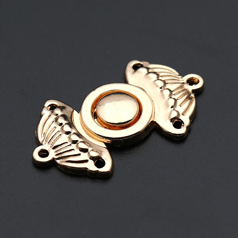 Golden Metal Buttons Cheongsam Buckle Connection Buckle Cape Cloak Clasp