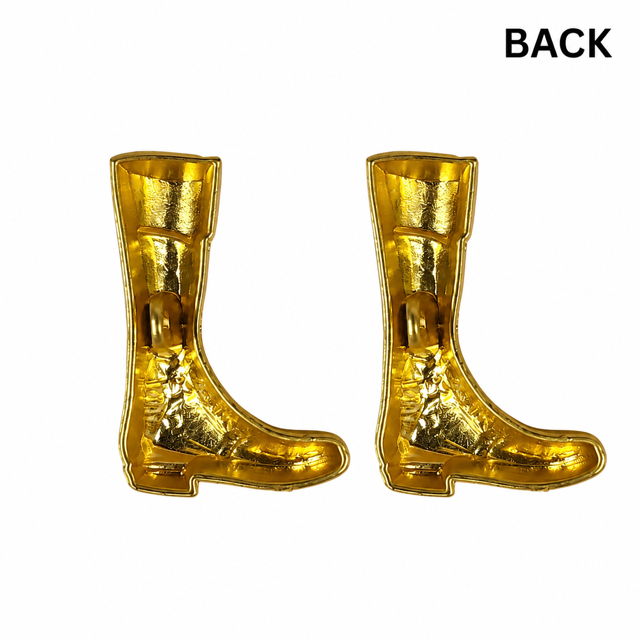 Matte Gold Stylish Cowboy Boot Metal Buttons Sewing Accessories