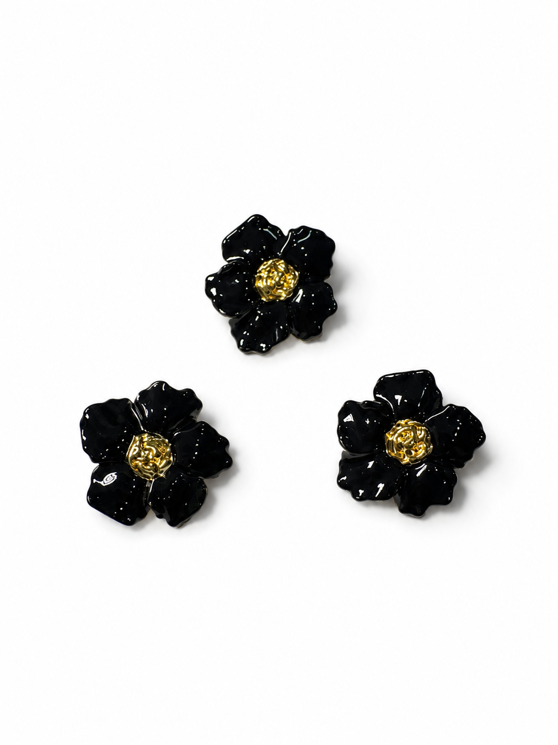 Pack of 3 Pieces Premium Floral Designer Buttons