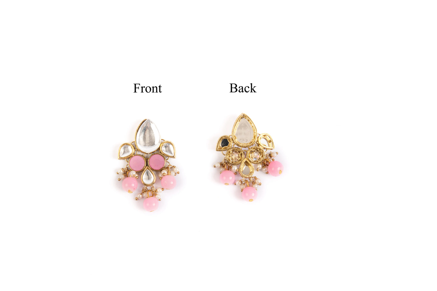 Elegant pearl and Kundan embellishment Buttons