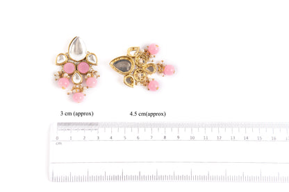 Elegant pearl and Kundan embellishment Buttons