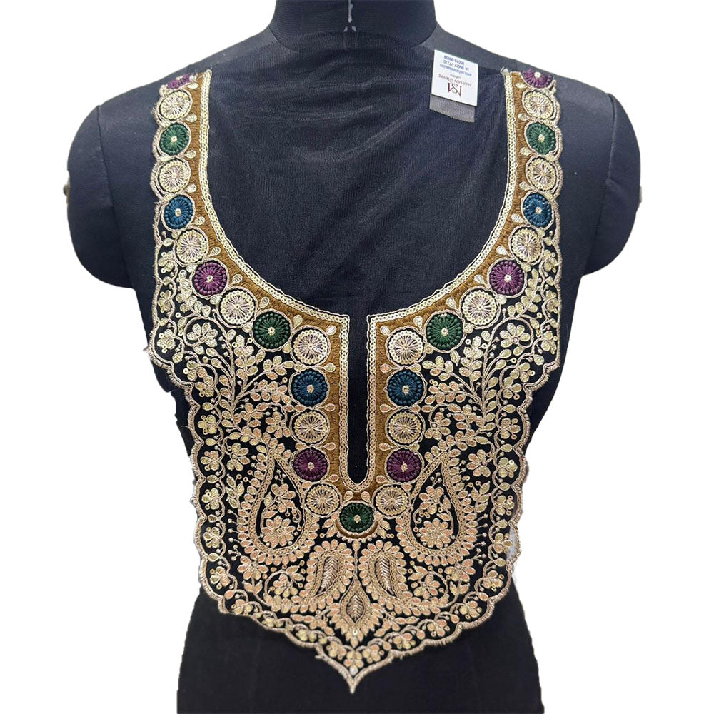 Sequins and Gota work Neckline Patch