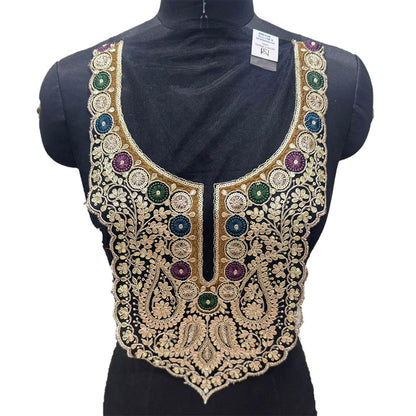 Sequins and Gota work Neckline Patch