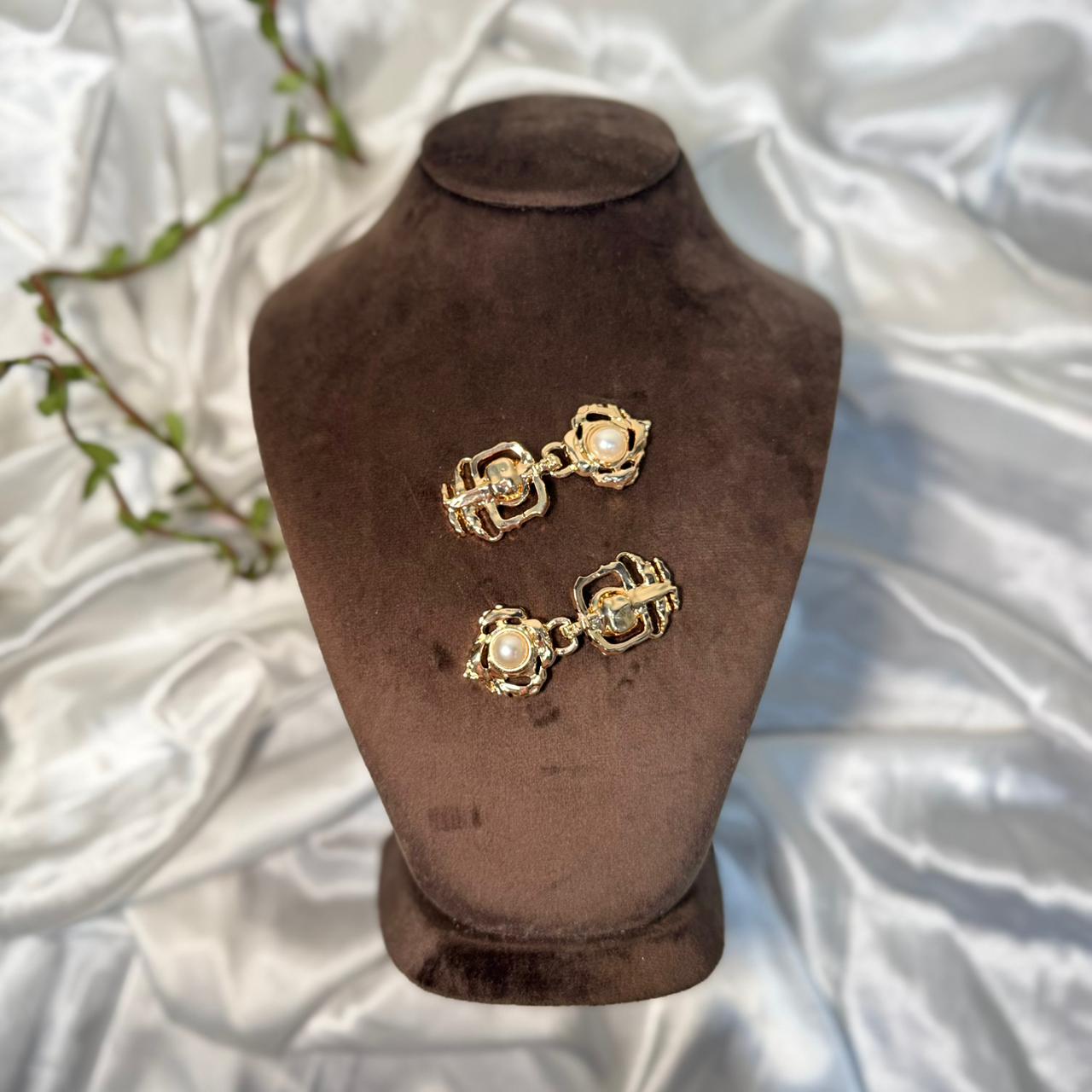 Trending Ranveer Singh Golden 2 Part Frog Button/Buckle 3 Pieces