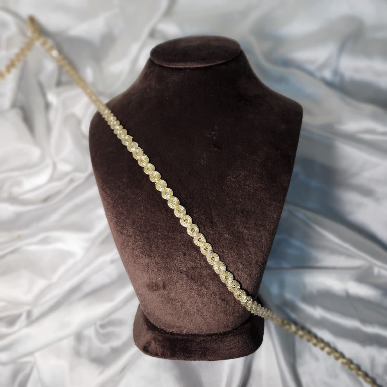 Premium Quality Zari work with fine Detailing Lace