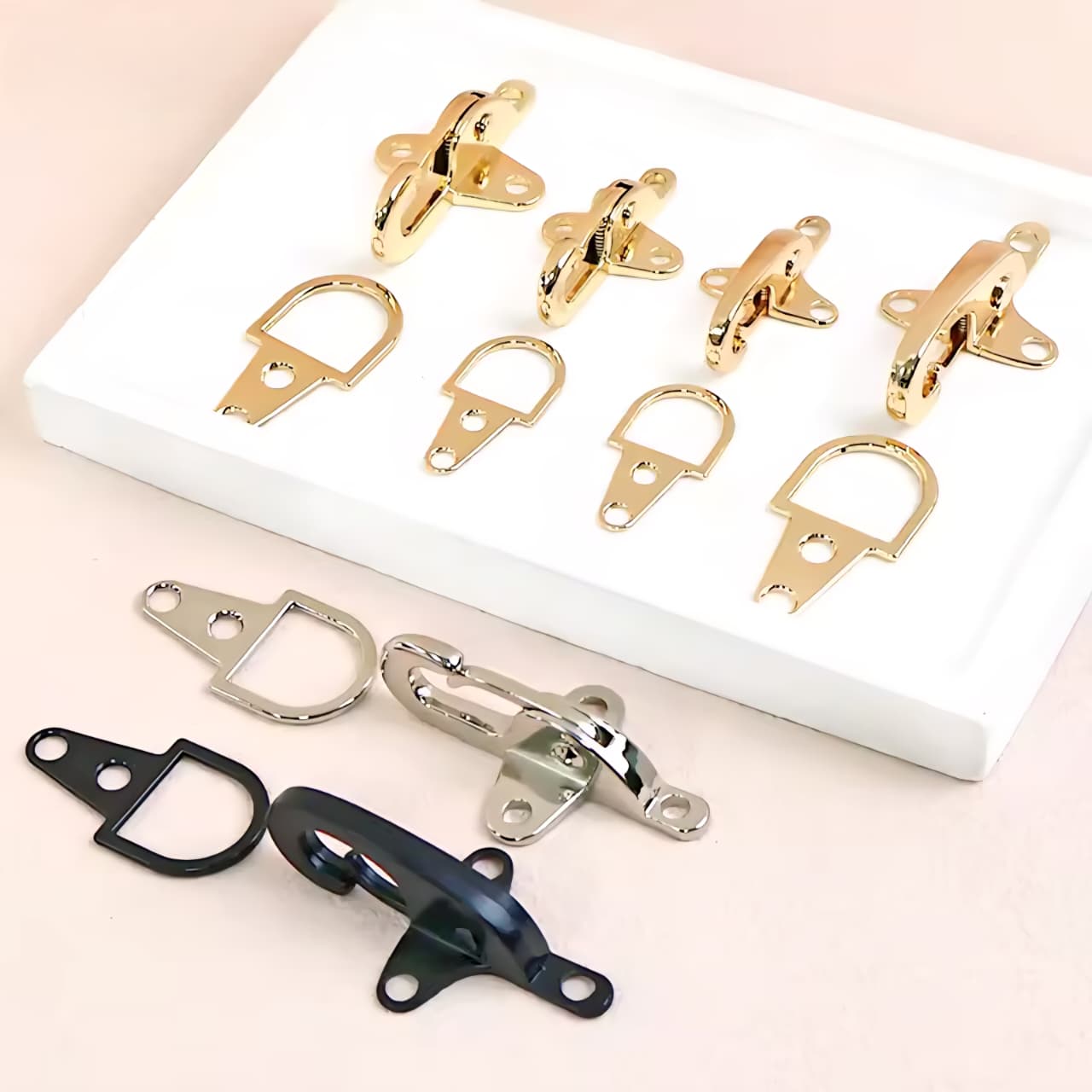 Metal Buckles Coat Suit Down Fastener Hook Pants Jeans Belt Buckle Bags Decor